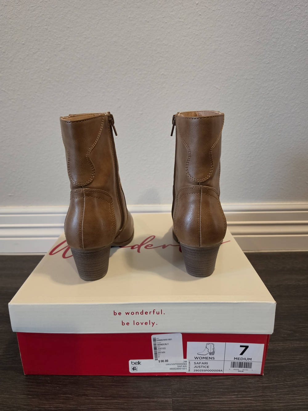 Women's Brown Leather Ankle Boots